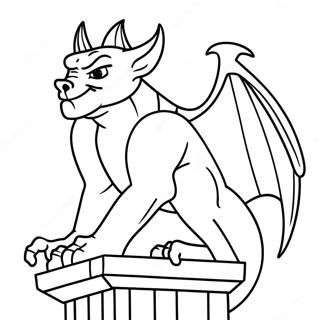 Gargoyle Malarbild 44132-36699