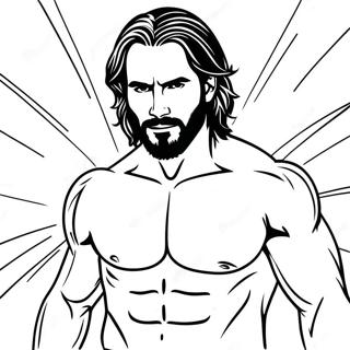 Seth Rollins I Aktion Malarbok 44233-36788