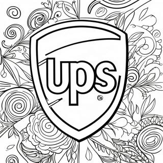 Ups Logotyp Farglaggningssida 44352-36879