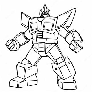 Mighty Megazord I Aktion Malarbild 44413-36931