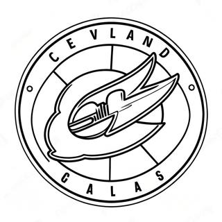 Cleveland Cavaliers Logotyp Malarbild 44482-36984