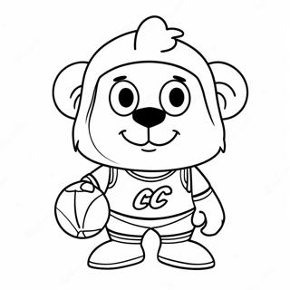 Cleveland Cavaliers Maskot Malarbild 44483-36991