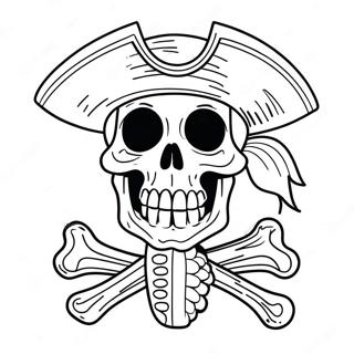 Piratskelett Malarbild 44612-37092