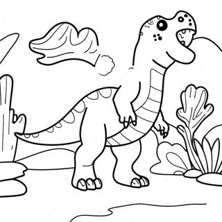 Dinosaurutstallning Malarbok 44813-37249