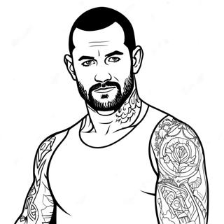 Cm Punk Målarbilder