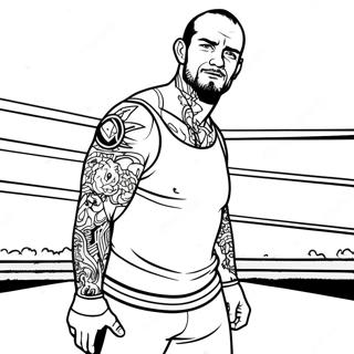 Cm Punk I Ringen Malarbok 44853-37284