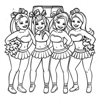 Green Bay Packers Cheerleaders Malarbild 4532-3646