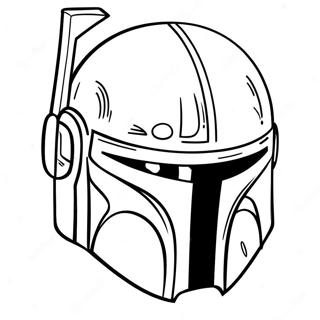 Boba Fetts Ikoniska Hjalm Farglaggningssida 45394-37708