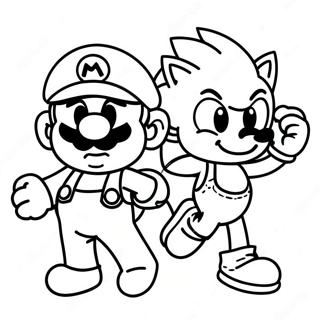 Mario Och Sonic Farglaggningssida 45753-38014