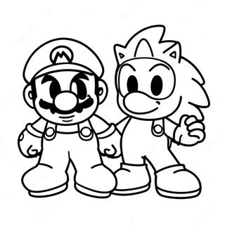 Mario Och Sonic Farglaggningssida 45753-38016