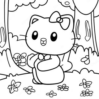 Hello Kitty Magiska Skogen Malarbild 45934-38268