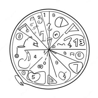 Fargglada Matematiksymboler Malarbild 45954-38282