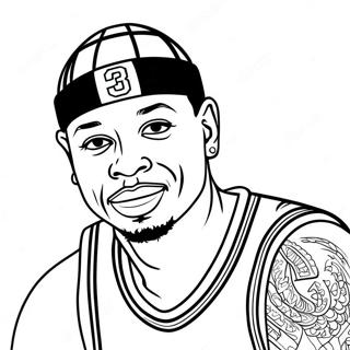 Allen Iverson Malarbild 45983-38303