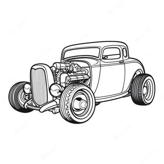 Hot Rod Malarbild 4601-3698