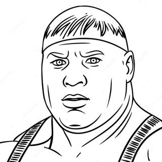 Brock Lesnar Målarbilder