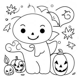 Halloween Doodle Konst Malarbild 46383-38624