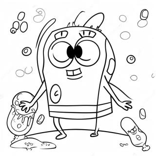 Spongebob Paskfarglaggningssida 46453-38682