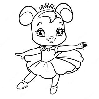 Angelina Ballerina Malarbild 46993-39107