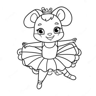 Angelina Ballerina I En Vacker Tutu Malarbild 46994-39110