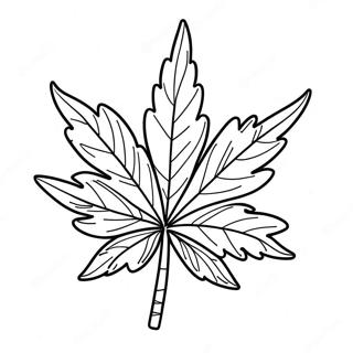 Avslappnade Vibbar Cannabisblad Att Farglagga 4702-3783