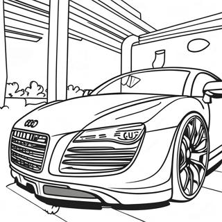 Audi R8 Målarbilder