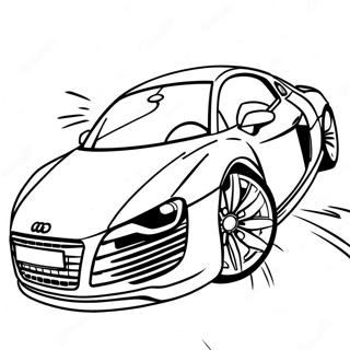 Snygg Audi R8 I Rorelse Fargsida 47264-39326