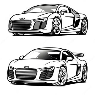 Snygg Audi R8 I Rorelse Fargsida 47264-39327