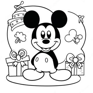 Mickey Mouse Fodelsedagsfirande Fargsida 47274-39331