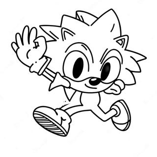 Sonic Springer Snabbt Malarbild 47334-39389