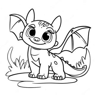 Baby Toothless Malarbild 47363-39400