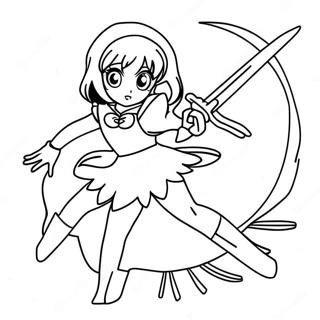 Sailor Saturn I Aktion Malarbild 47675-39649