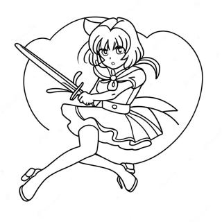 Sailor Saturn I Aktion Malarbild 47675-39650