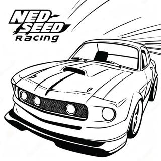 Need For Speed Racingbil Malarbild 47694-39655