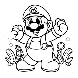 Super Mario Bros Film Malarbild 4781-3842