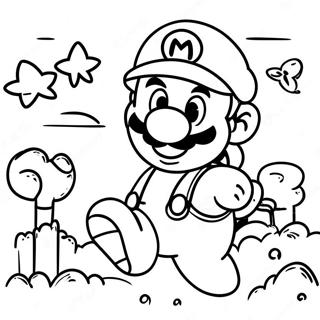 Super Mario Bros Film Malarbild 4781-3843