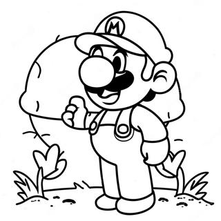 Super Mario Bros Film Malarbild 4781-3844