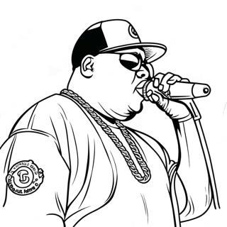 Biggie Smalls Malarbild 47824-39768