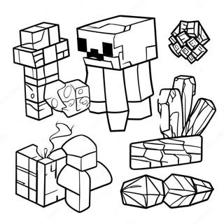 Minecraft Matematik Malarbild 47954-39864