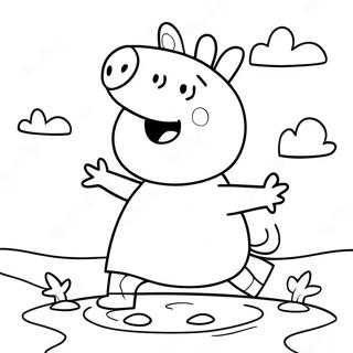 Peppa Pig Farglaggningssida Med Leriga Polar 47984-39888