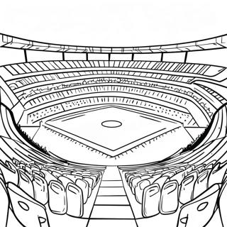 Spannande Fotbollsstadion Under Ljus Malarbok 48065-39975