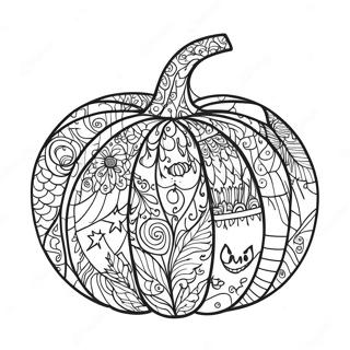 Halloween Zentangle Pumpa Malarbok 48114-39979