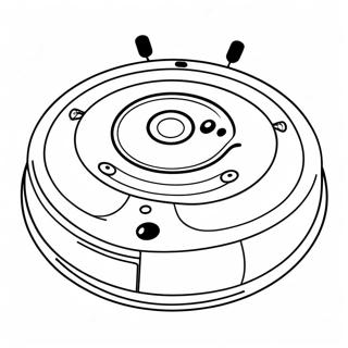 Sot Roomba Med Leende Ansikte Malarbild 48255-40113