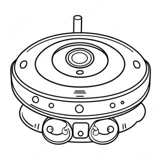 Sot Roomba Med Leende Ansikte Malarbild 48255-40115