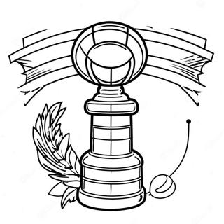 Spannande Stanley Cup Match Malarbild 4842-3896