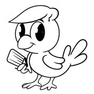 Cool Gangster Tweety Bird Farglaggningssida 48445-40254