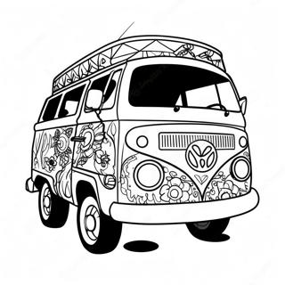 Hippiebuss Malarbild 48524-40314