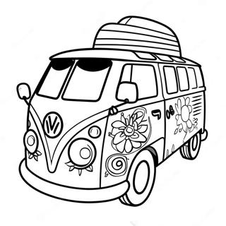 Hippiebuss Malarbild 48524-40316