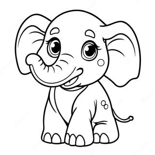 Sot Baby Elefant Malarbild 48555-40339