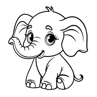 Sot Baby Elefant Malarbild 48555-40340