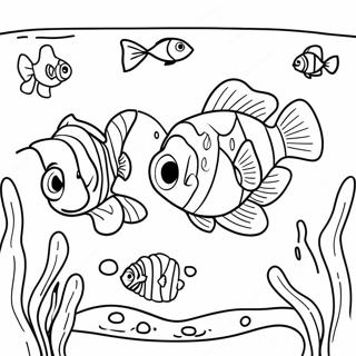 Nemo Och Dory Underwater Aventyr Malarbild 4862-3912